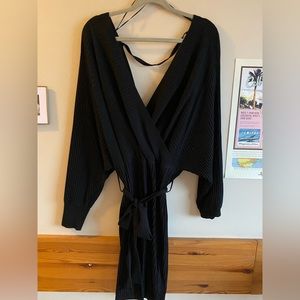 Mendocino Black Sweater Dress